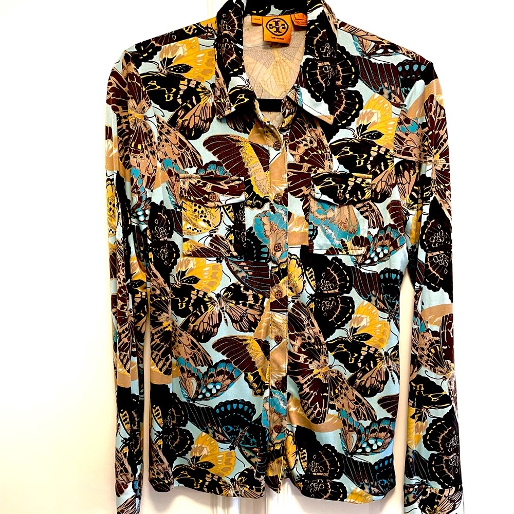 Tory Burch silk blouse 🍒🍒🍒🍒
